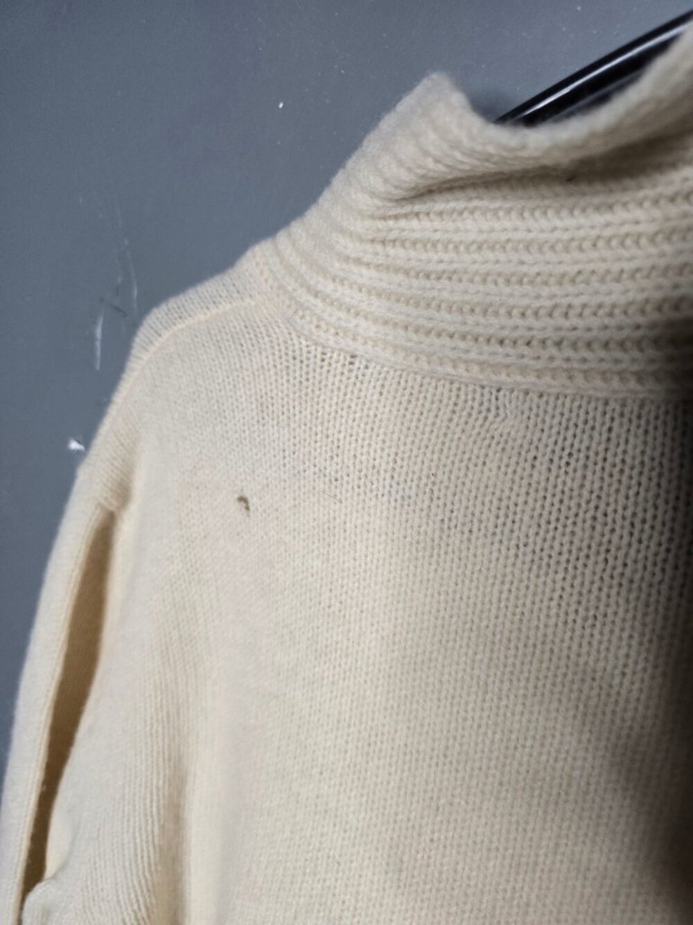 Lauren Ralph Lauren Cream Old Money Timeless Sweater Large Wool - Picture 7 of 15